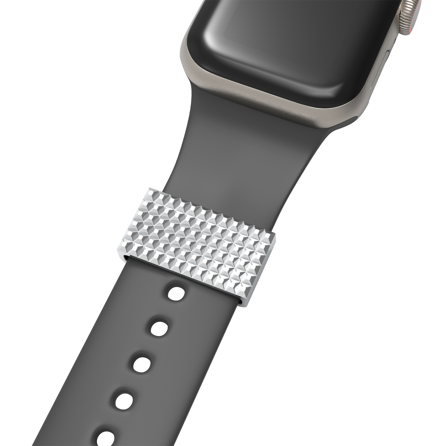 Decorative ring loops for watch band strap charm adornment for Smart